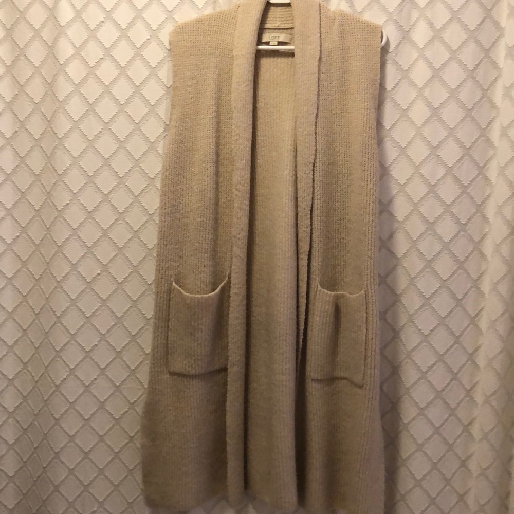 LOFT Sleeveless Cardigan